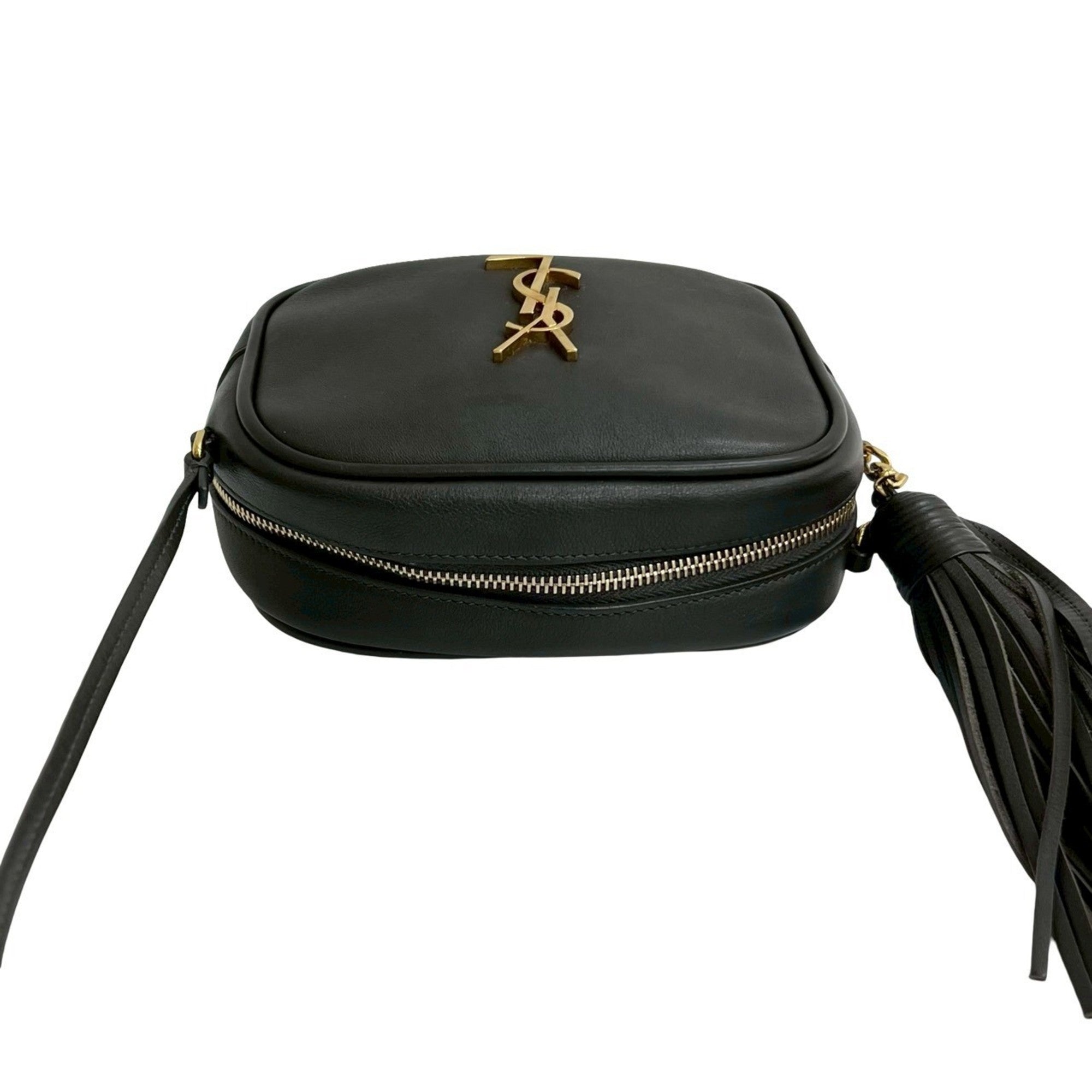 Yves Saint Laurent Brown Leather Pochette Shoulder Bag (Pre-Owned)