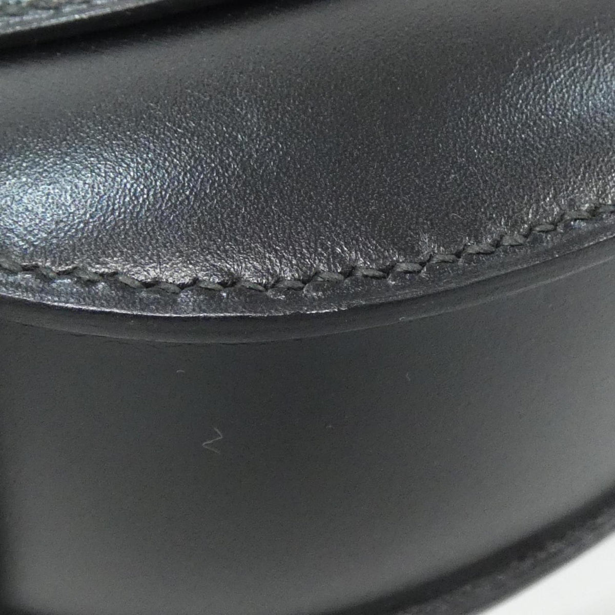 Hermes Black Box Calf Leather Fanny Pack (Pre-Owned)