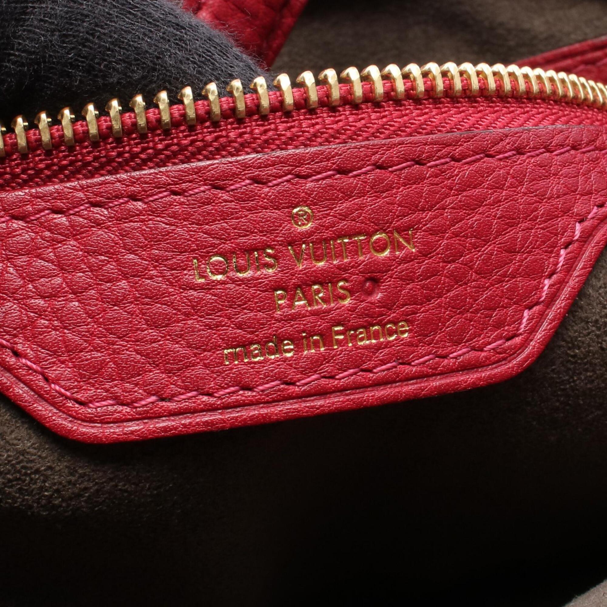 Louis Vuitton Pink Mahina Leather Handbag (Pre-Owned)