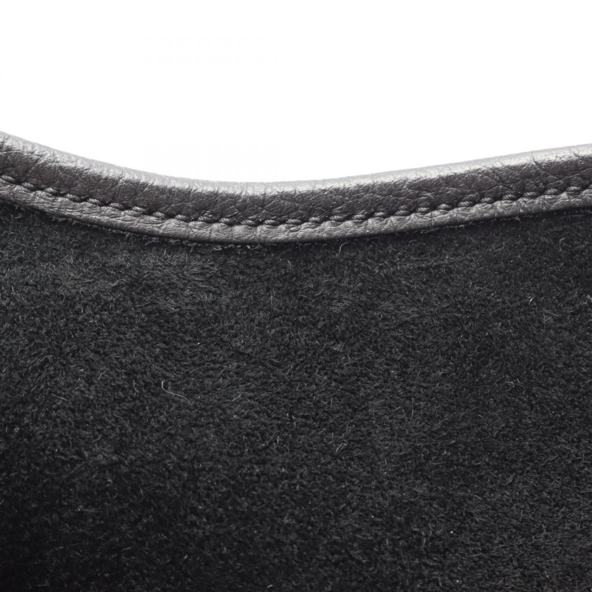 Hermes Black Taurillon Clemence Leather Shoulder Bag (Pre-Owned)