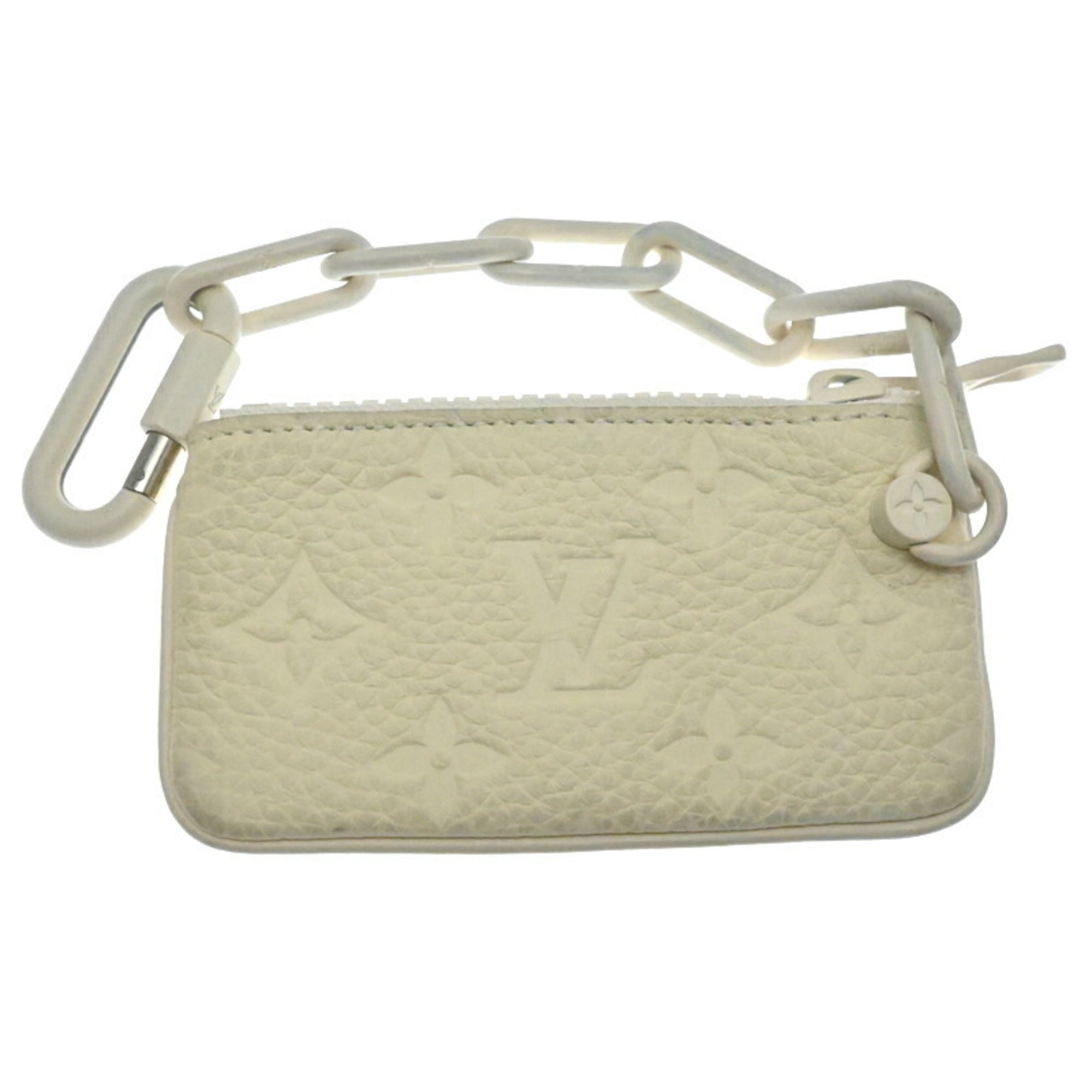 Louis Vuitton White Monogram Pouch (Pre-Owned)