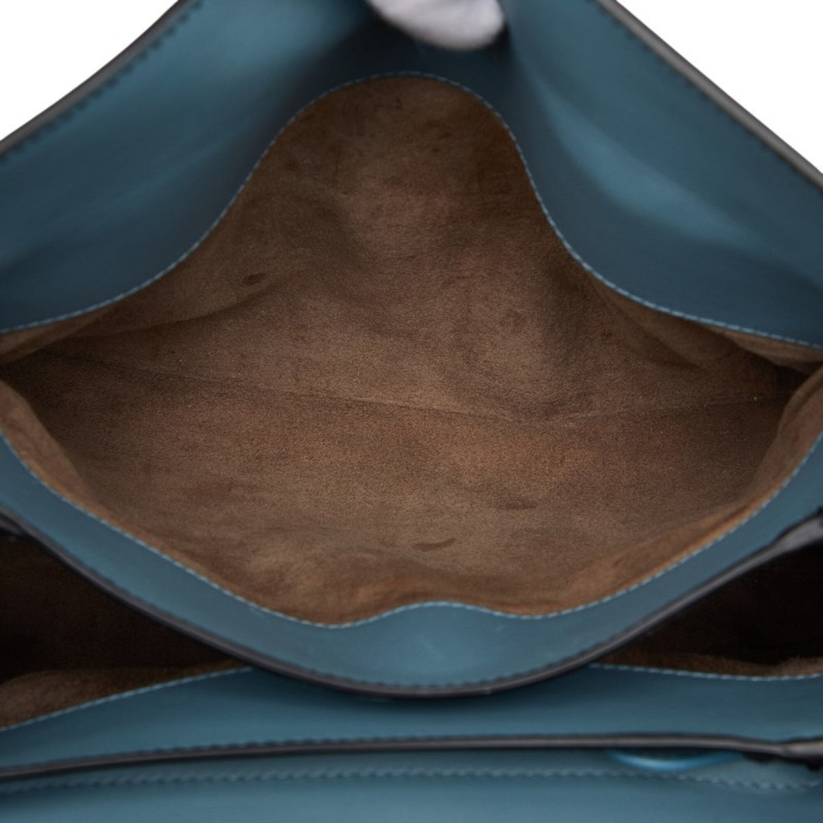 Bottega Veneta Blue Leather Handbag (Pre-Owned)