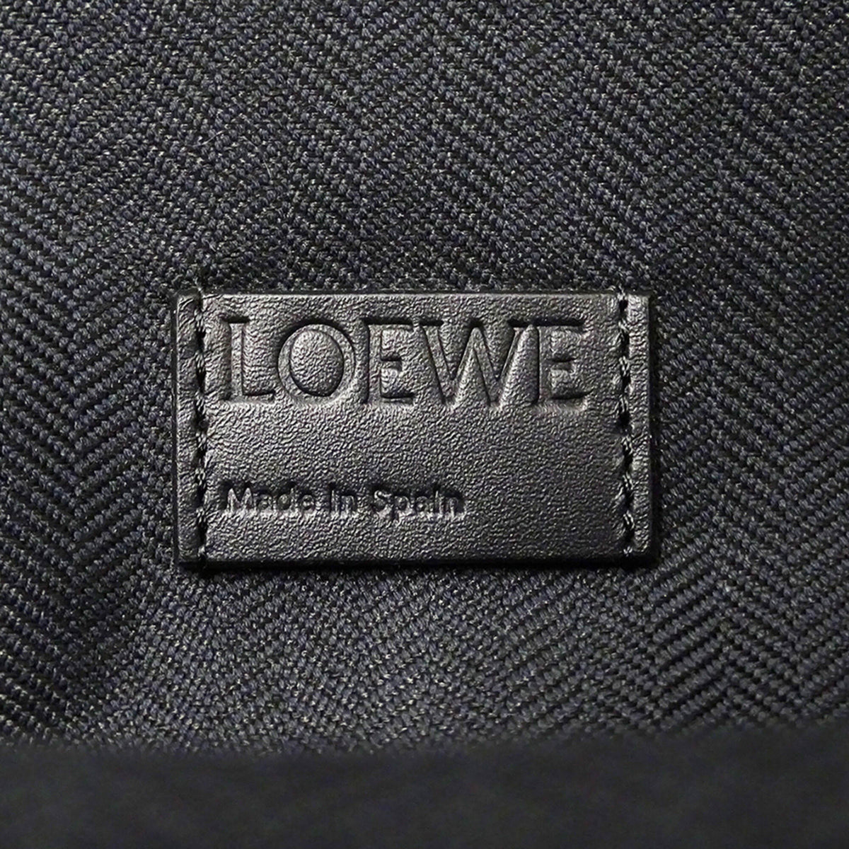Loewe Navy Canvas Sling Bag (Pre-Owned)