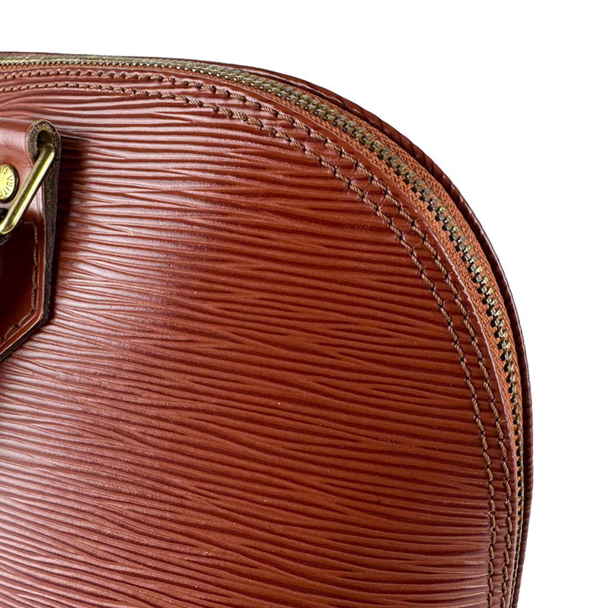 Louis Vuitton Brown Kenyan Brown Epi Leather Handbag (Pre-Owned)
