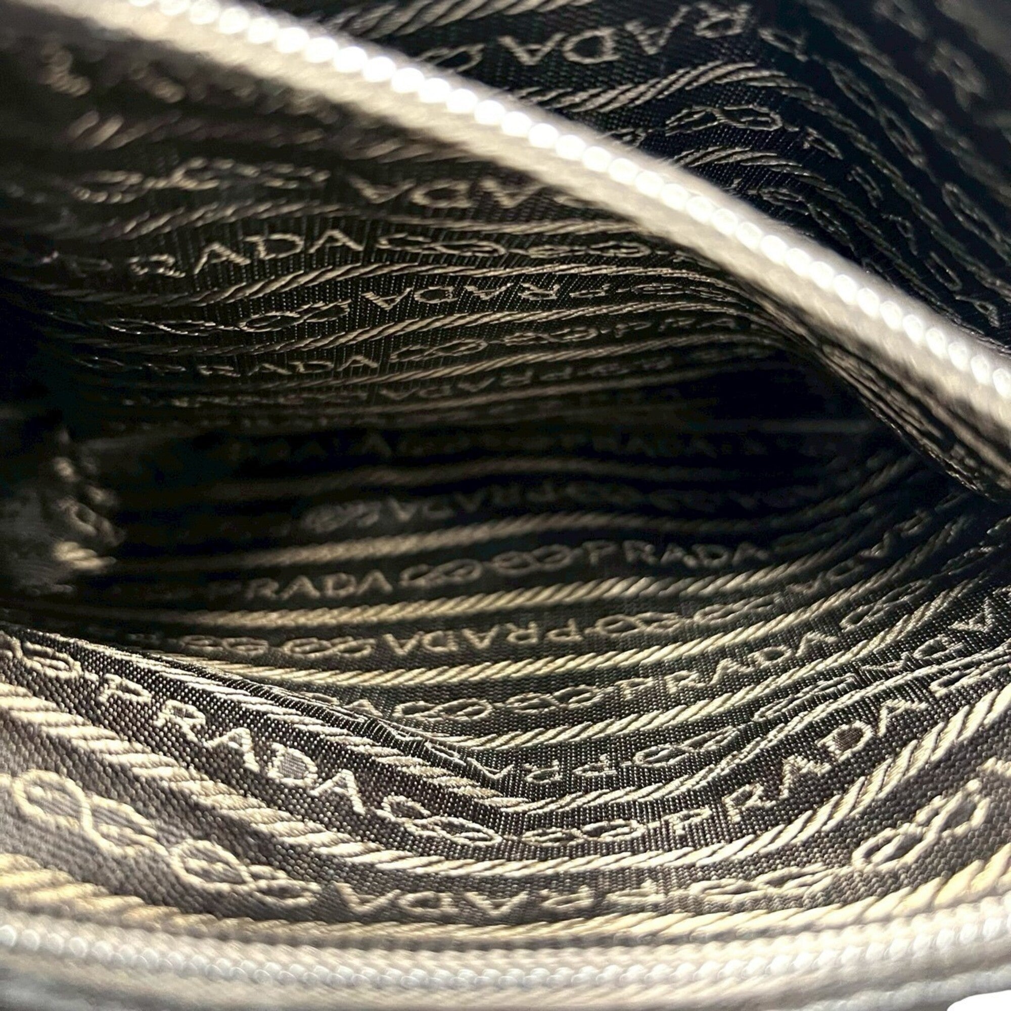 Prada Brown Leather Plastic Pochette Shoulder Bag (Pre-Owned)