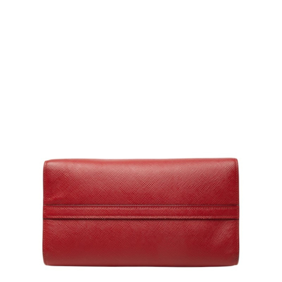 Prada Red Color Leather Handbag Shoulder Bag (Pre-Owned)