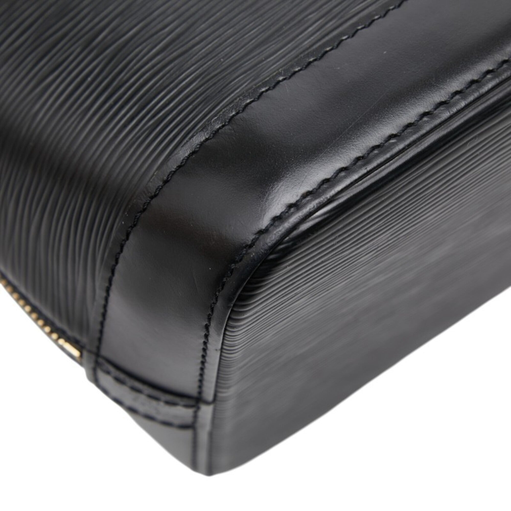 Louis Vuitton Epi Black Noir Leather Handbag (Pre-Owned)