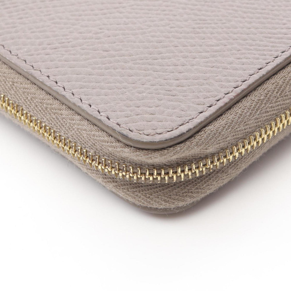 Celine Beige Leather Long Wallet (Bi-Fold) (Pre-Owned)