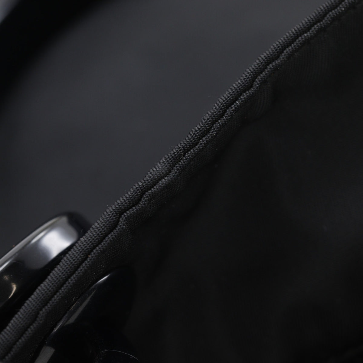 Prada Black Nylon Plastic Handbag (Pre-Owned)