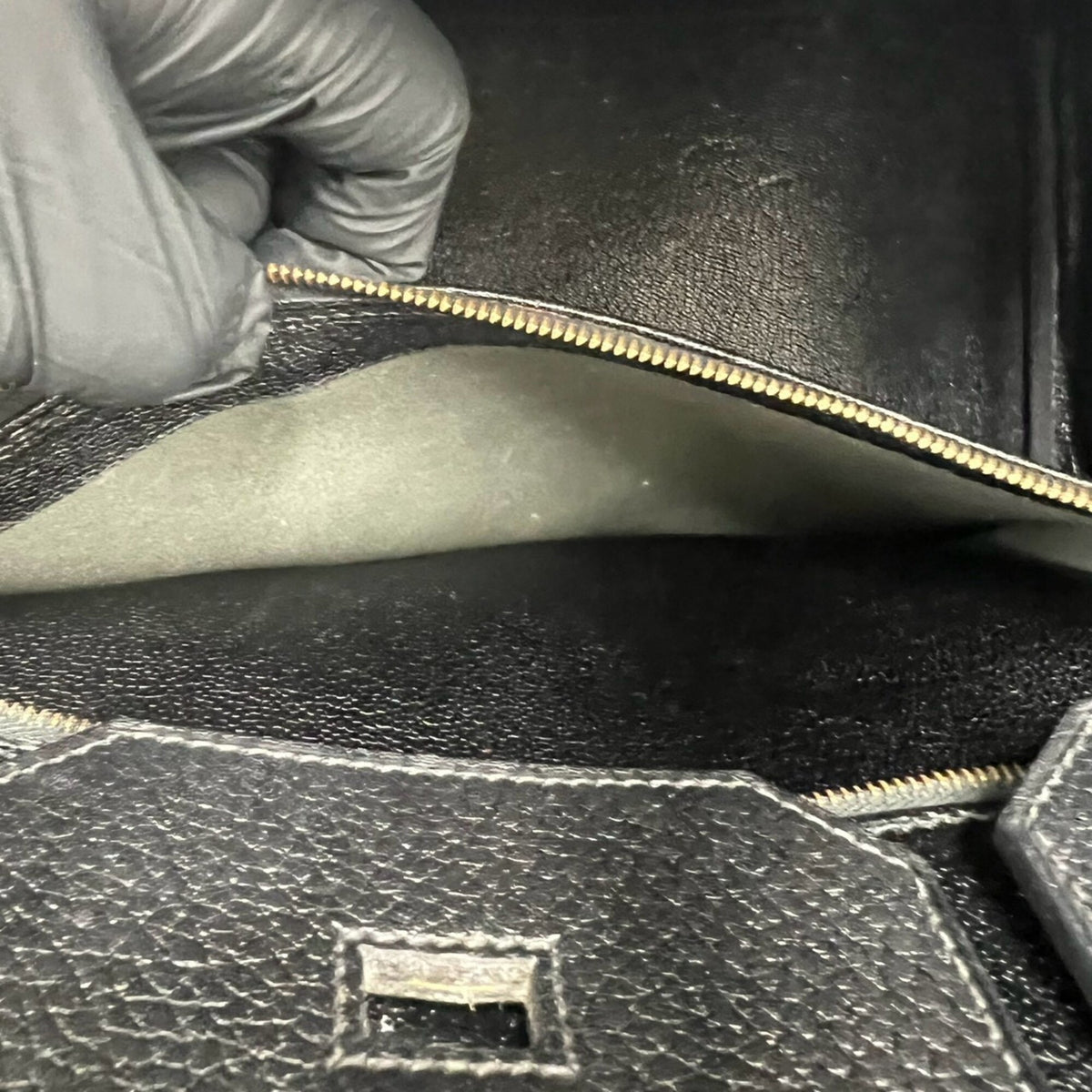 Hermes Black Ardennes Leather Handbag (Pre-Owned)