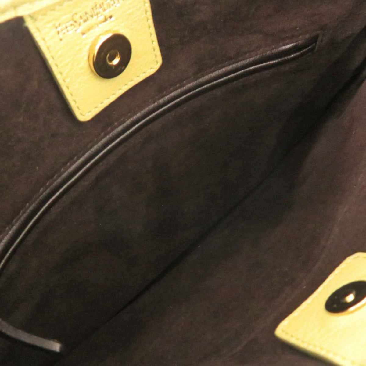 Yves Saint Laurent Yellow Leather Handbag (Pre-Owned)