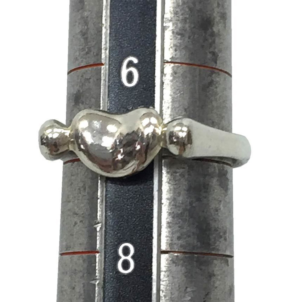 Tiffany Silver Silver 925 Band Ring (Pre-Owned)