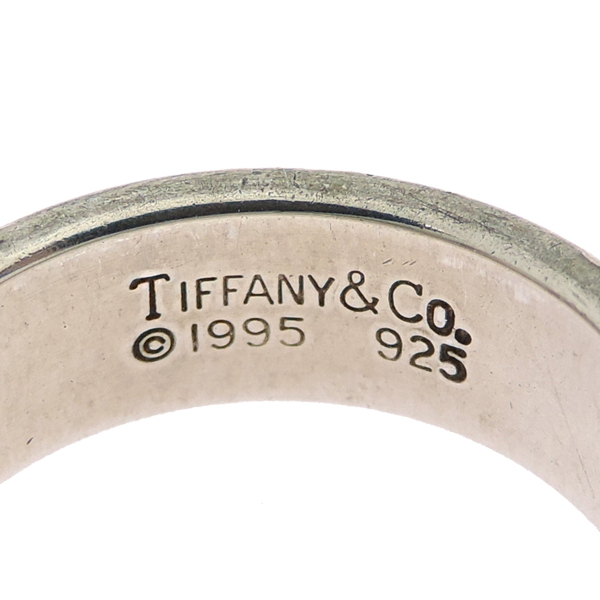 Tiffany Silver 925 Band Ring (Pre-Owned)