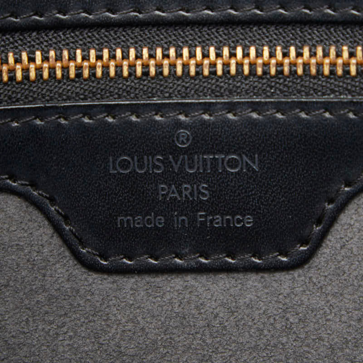 Louis Vuitton Epi Black Noir Leather Shoulder Bag Tote Bag (Pre-Owned)