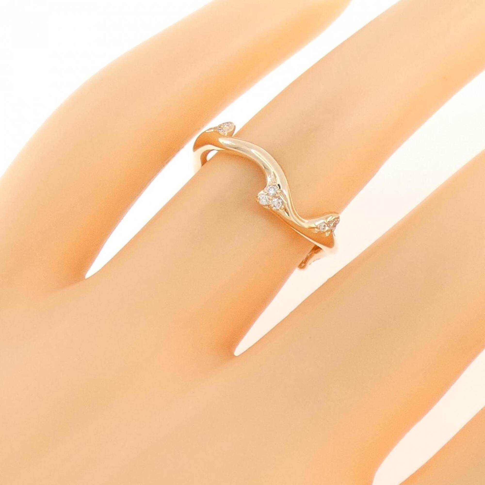 Christian Dior Pink Gold Pink Gold (18K) Band Ring (Pre-Owned)