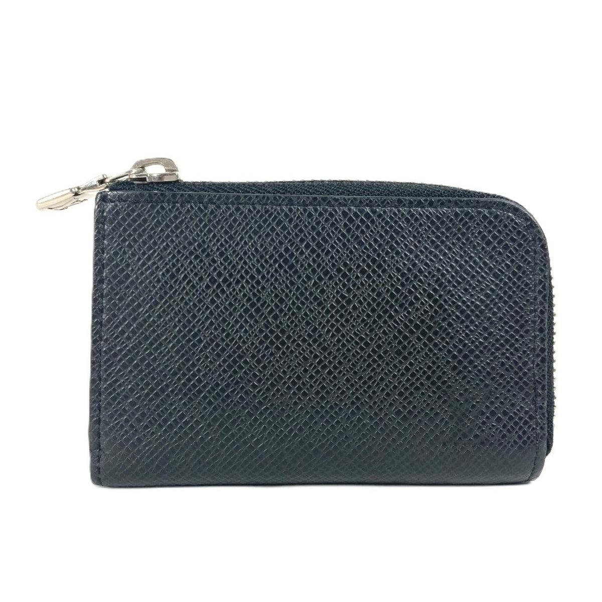 Louis Vuitton Black Taiga Leather Coin Purse/Coin Case (Pre-Owned)