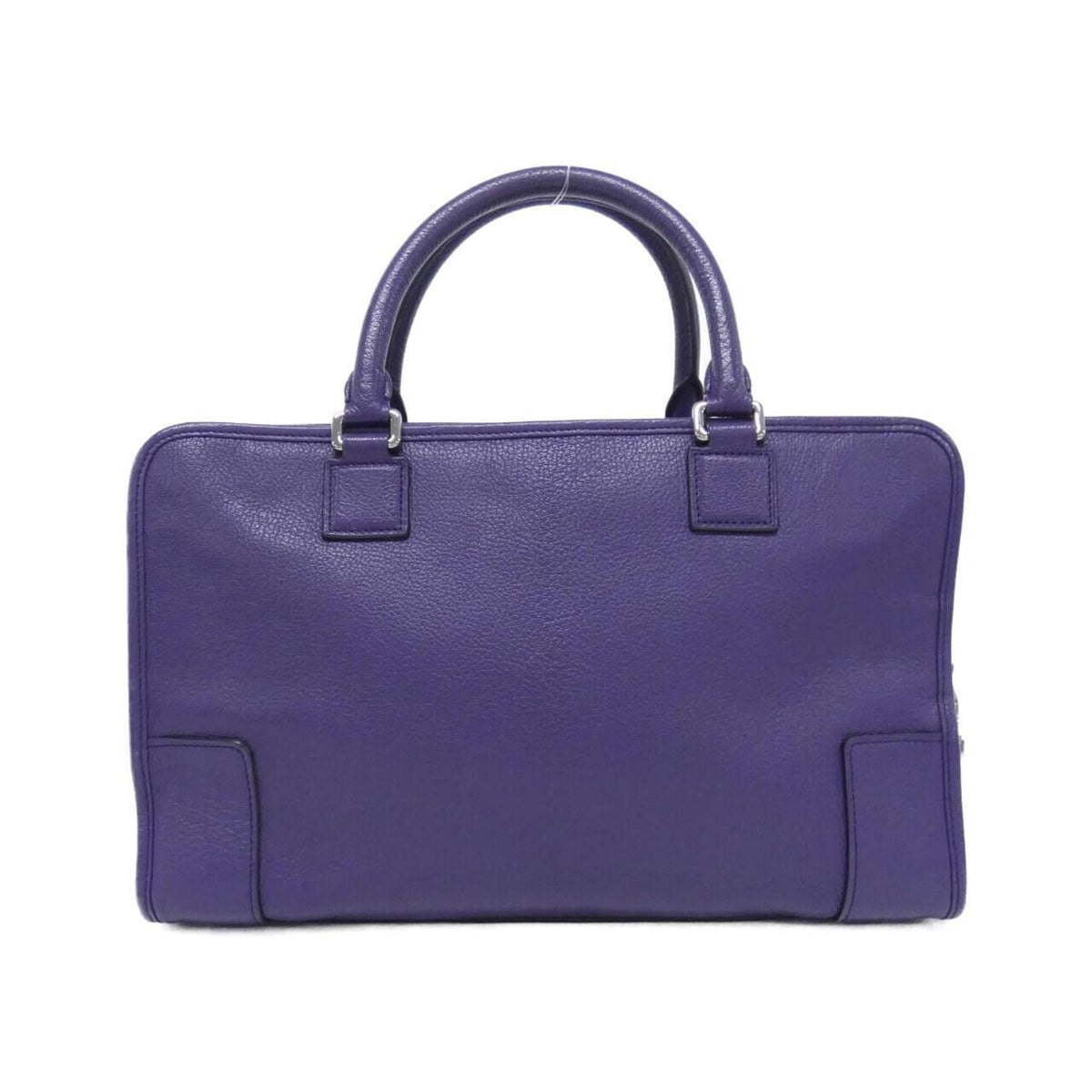 Loewe Purple Leather Handbag (Pre-Owned)