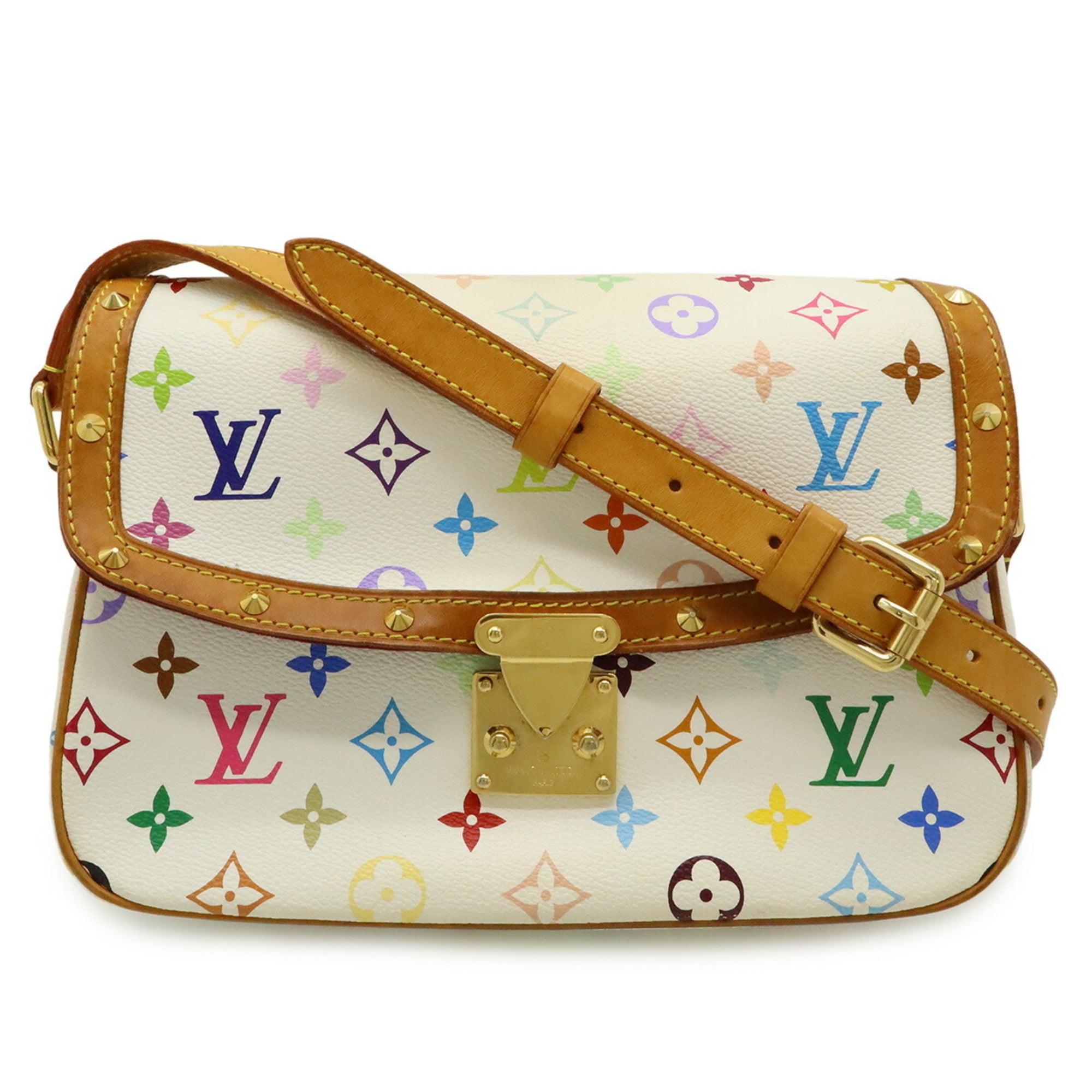 Louis Vuitton Monogram Multicolore Blanc Monogram Shoulder Bag (Pre-Owned)