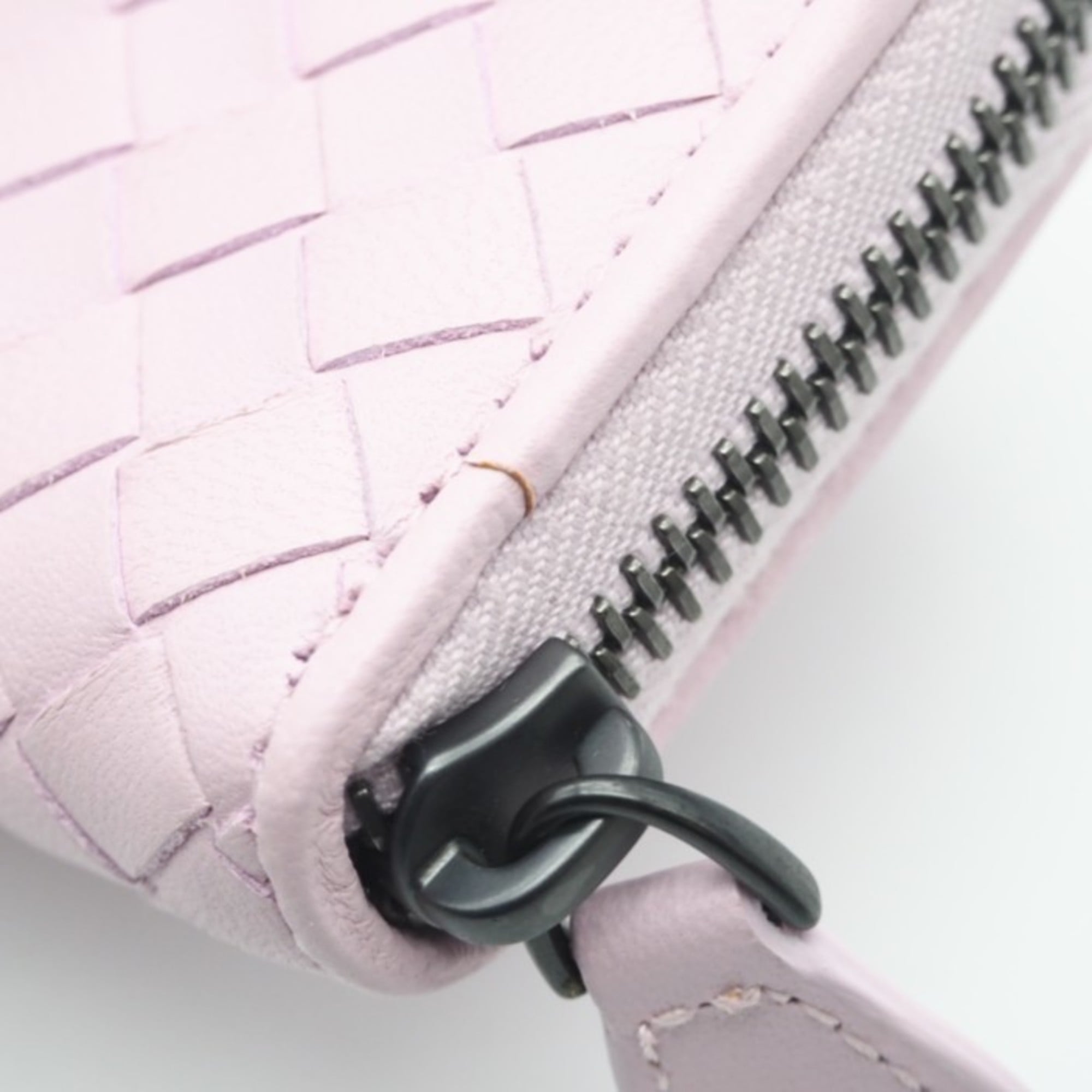 Bottega Veneta Pink Leather Coin Purse/Coin Case (Pre-Owned)