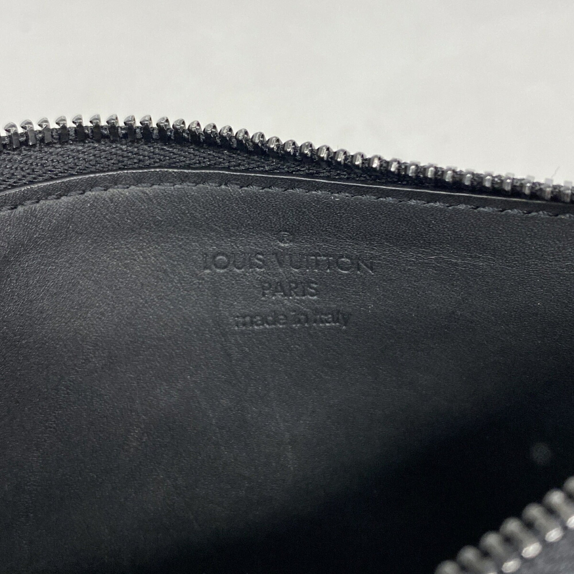 Louis Vuitton Black Coin Purse/Coin Case (Pre-Owned)