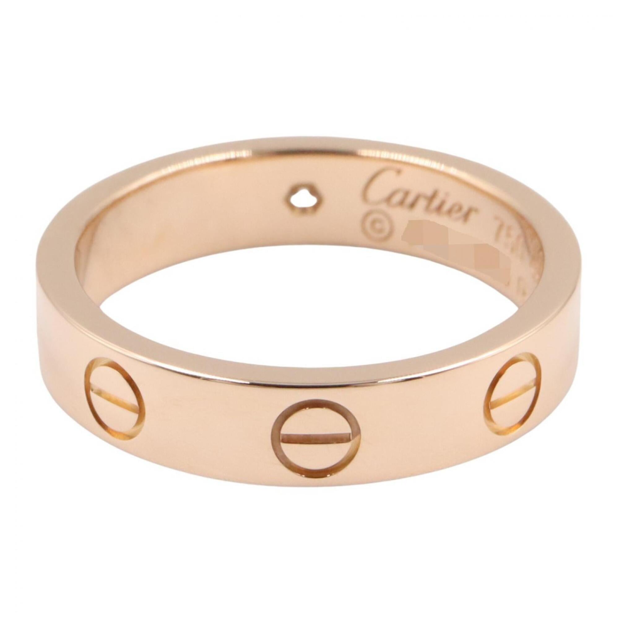 Cartier Gold Clear Pink Gold (18K) Band Ring (Pre-Owned)