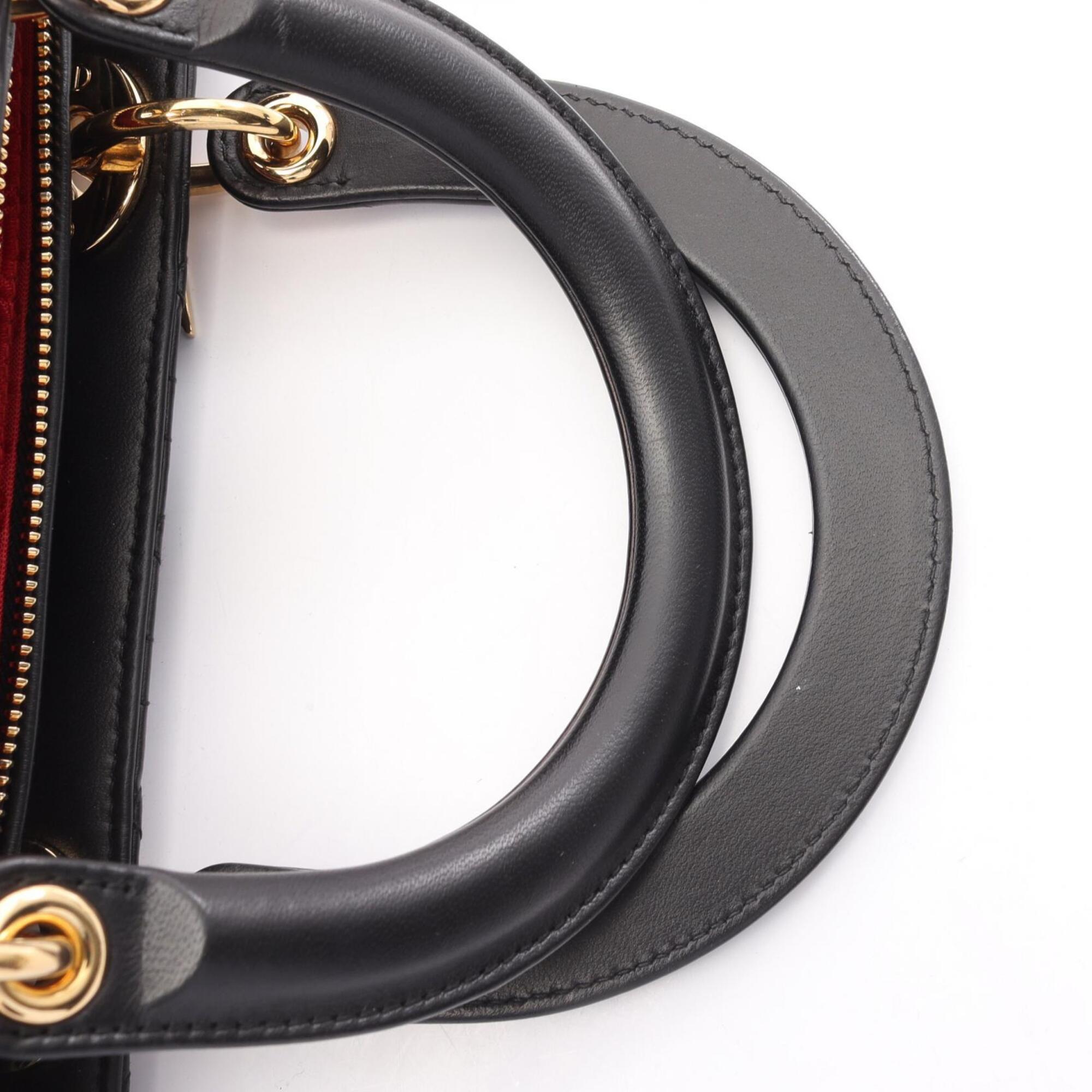Christian Dior Black Leather Handbag (Pre-Owned)