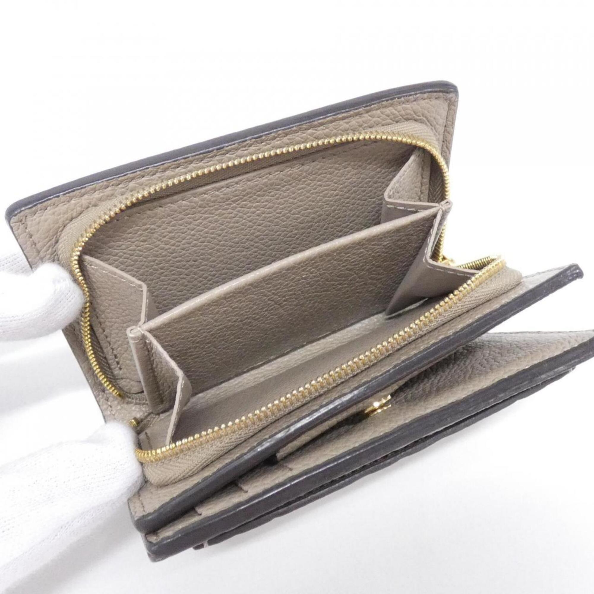 Louis Vuitton Monogram Empreinte Tourterelle Leather Coin Purse/Coin Case (Pre-Owned)