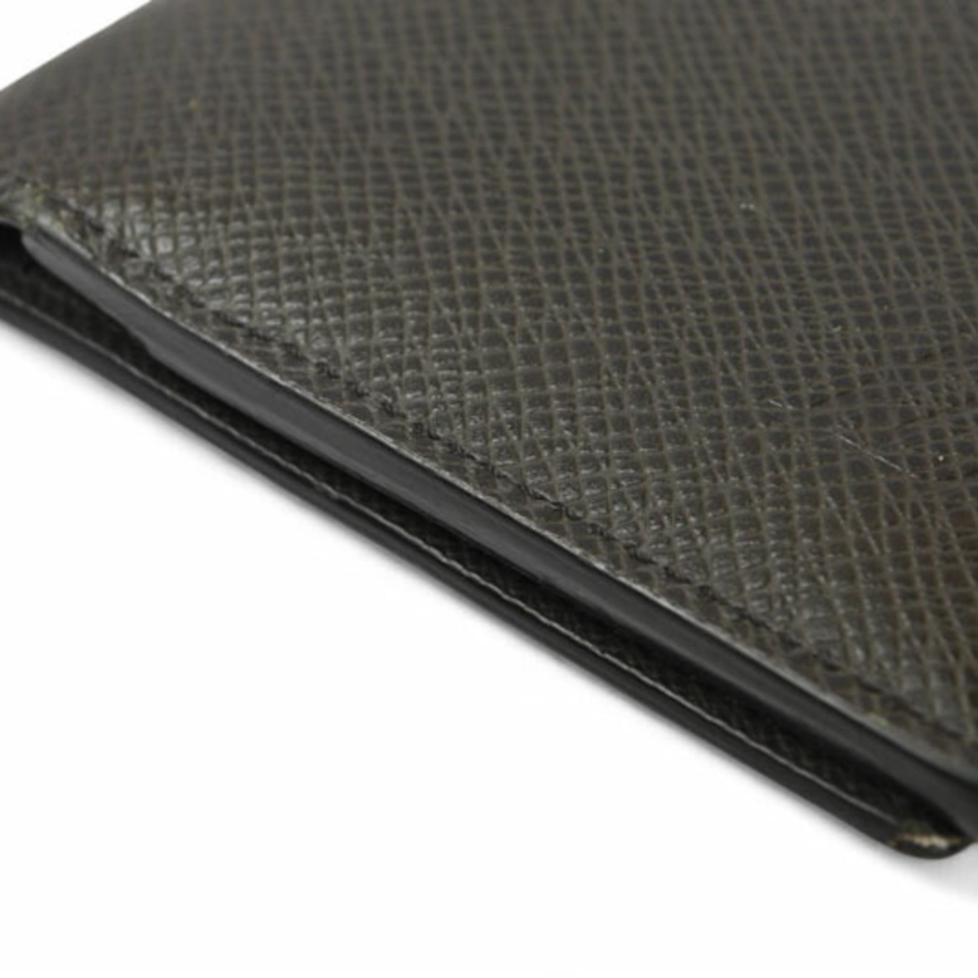 Louis Vuitton Ardoise Navy Leather Long Wallet (Bi-Fold) (Pre-Owned)