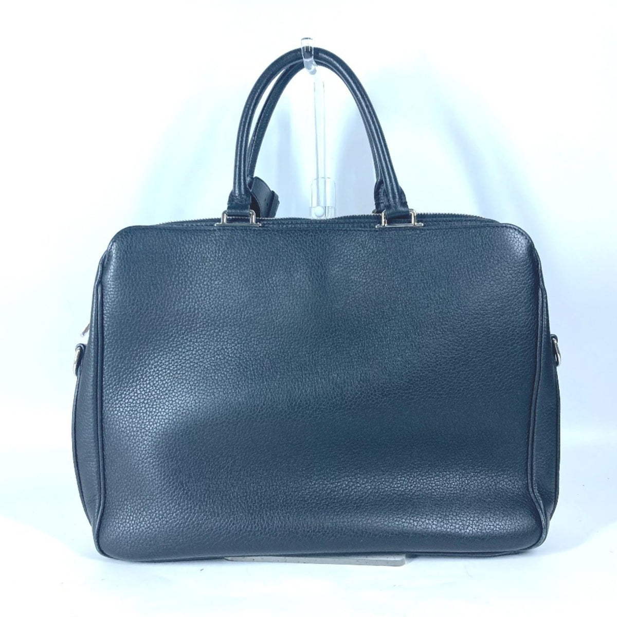 Louis Vuitton Black Leather Briefcase Handbag Tote Bag (Pre-Owned)