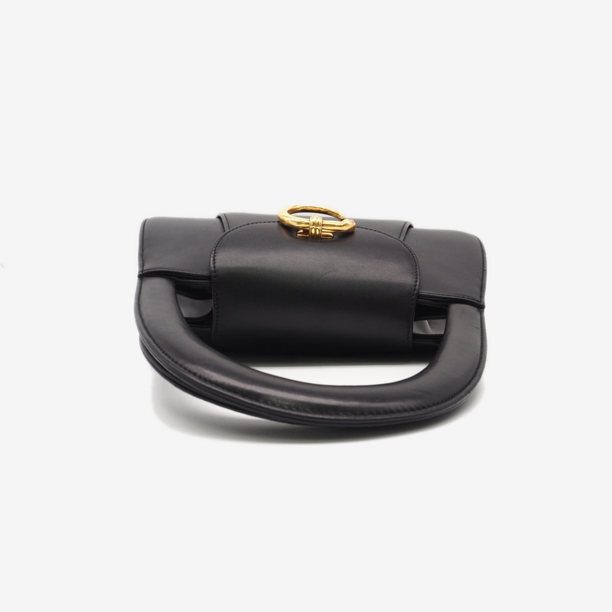 Cartier Panthère Black Leather Handbag (Pre-Owned)