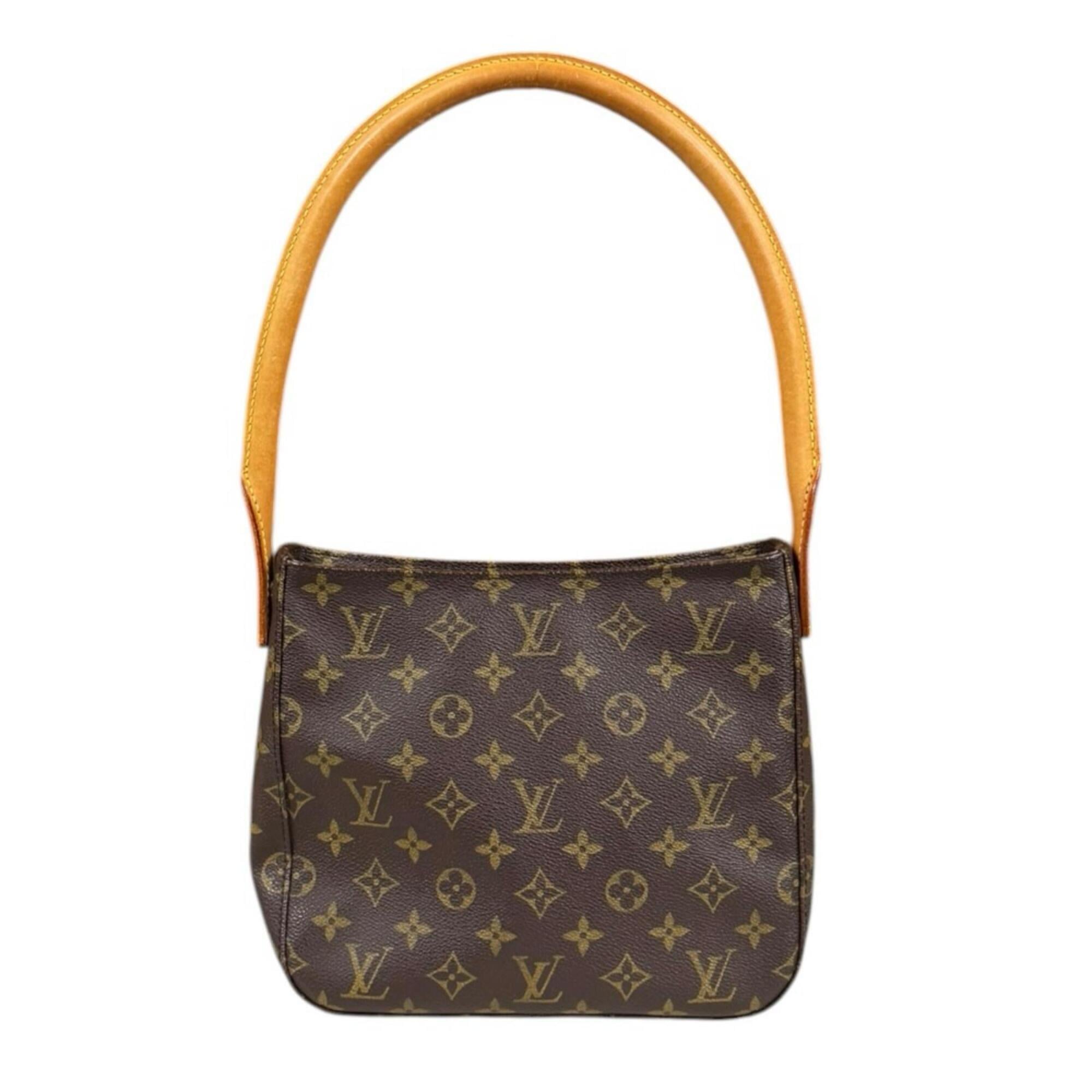 Louis Vuitton Brown Monogram Canvas Handbag (Pre-Owned)