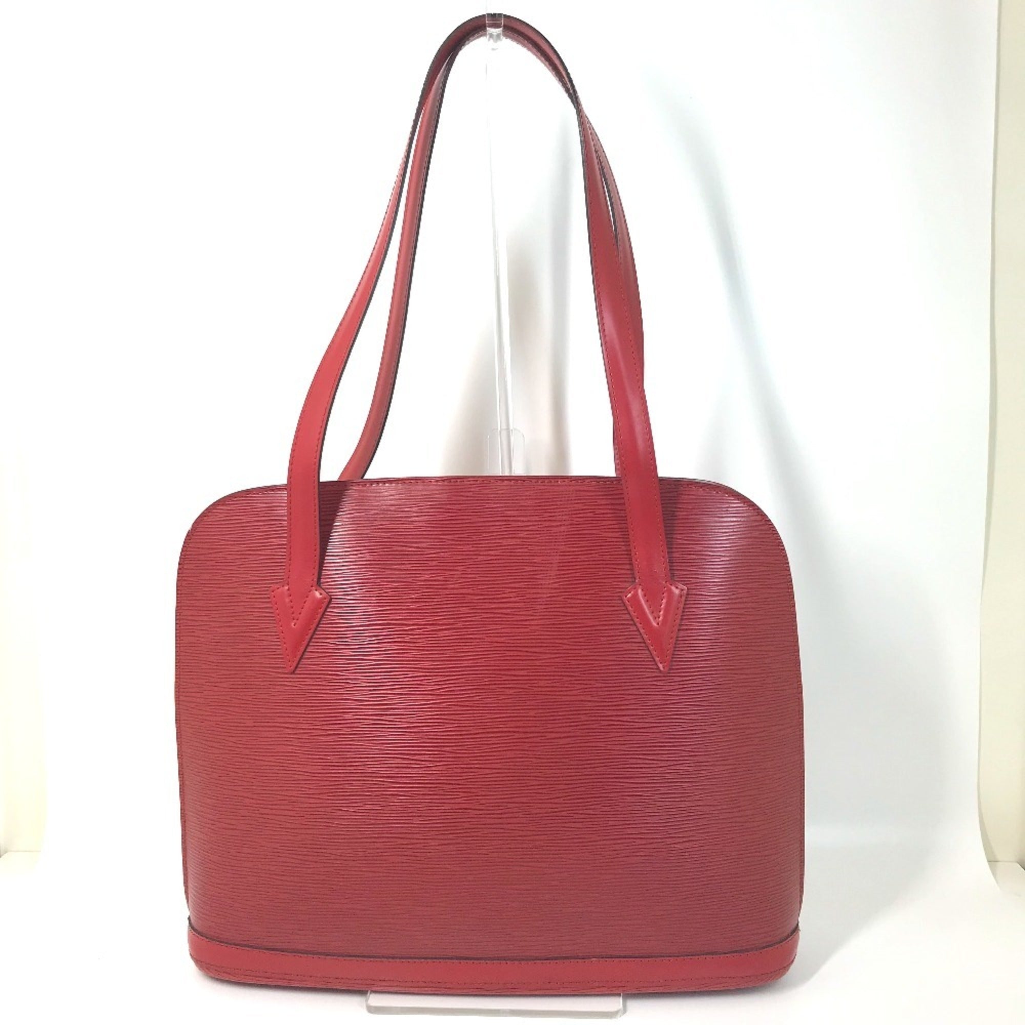 Louis Vuitton Castilian Red Red Color Epi Leather Shoulder Bag (Pre-Owned)