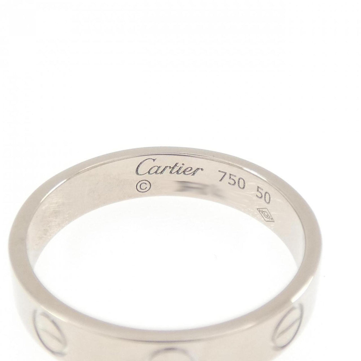 Cartier White Gold (18K) Band Ring (Pre-Owned)