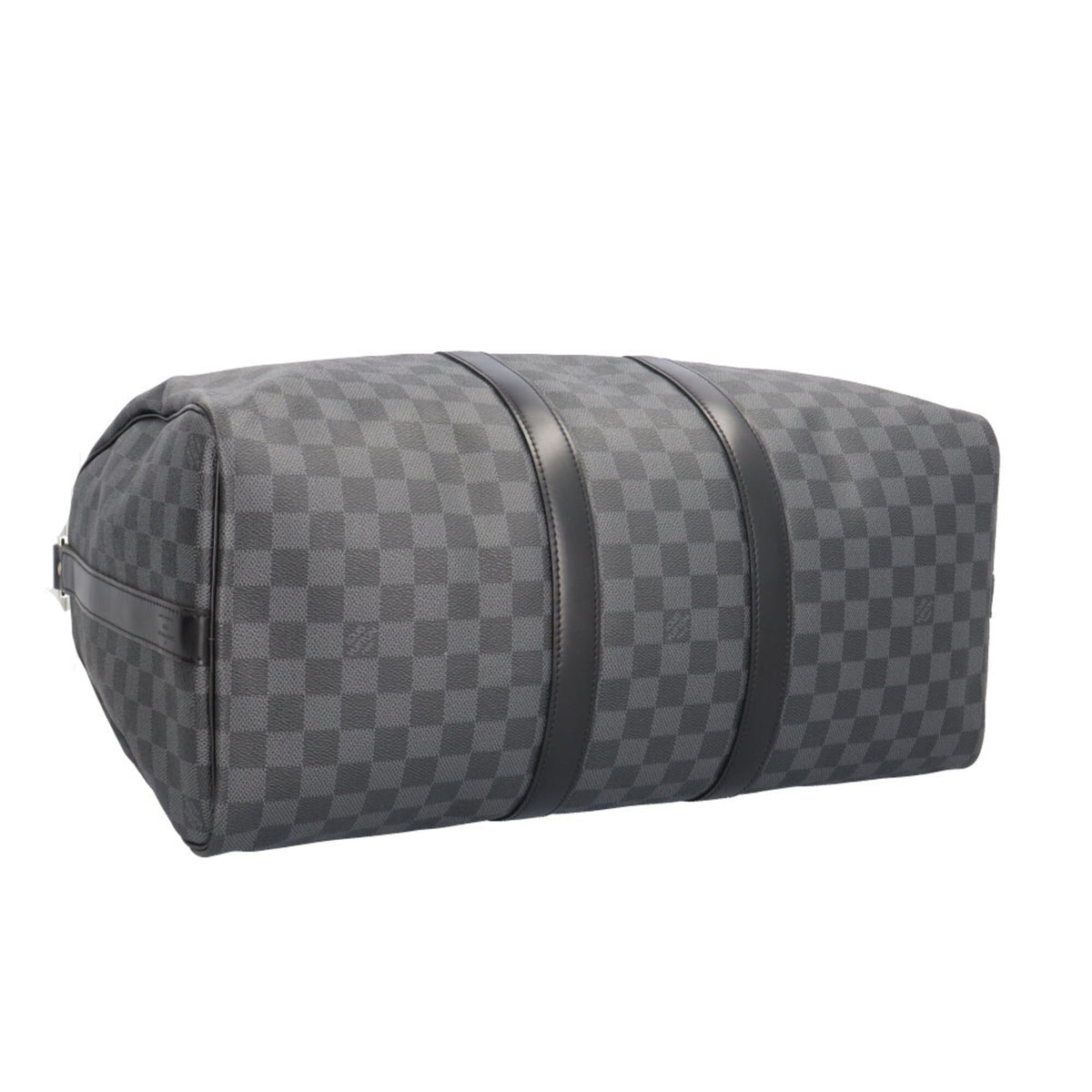 Louis Vuitton Damier Graphite Black Gray Damier Graphite Boston Bag (Pre-Owned)