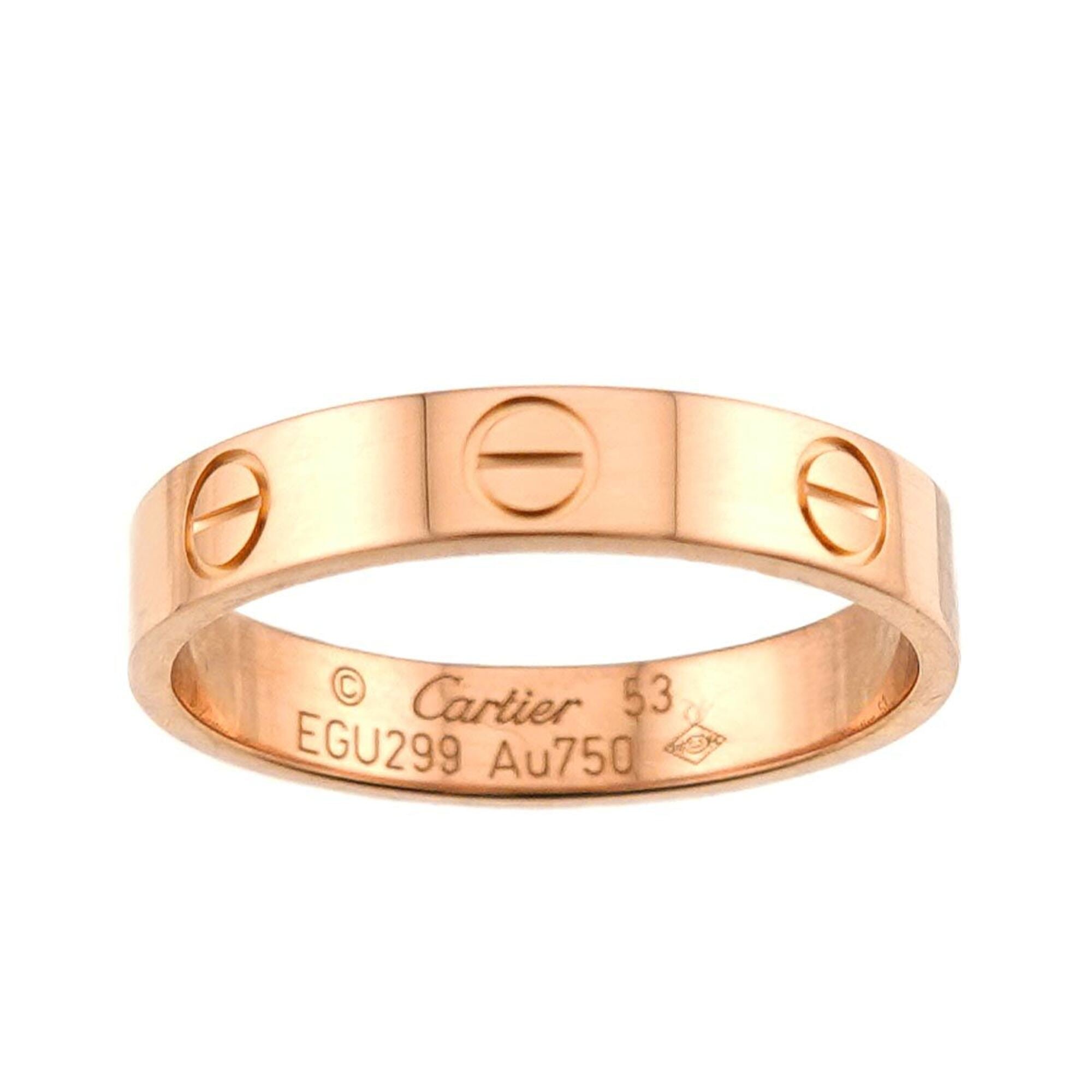 Cartier Pink Gold (18K) Band Ring (Pre-Owned)
