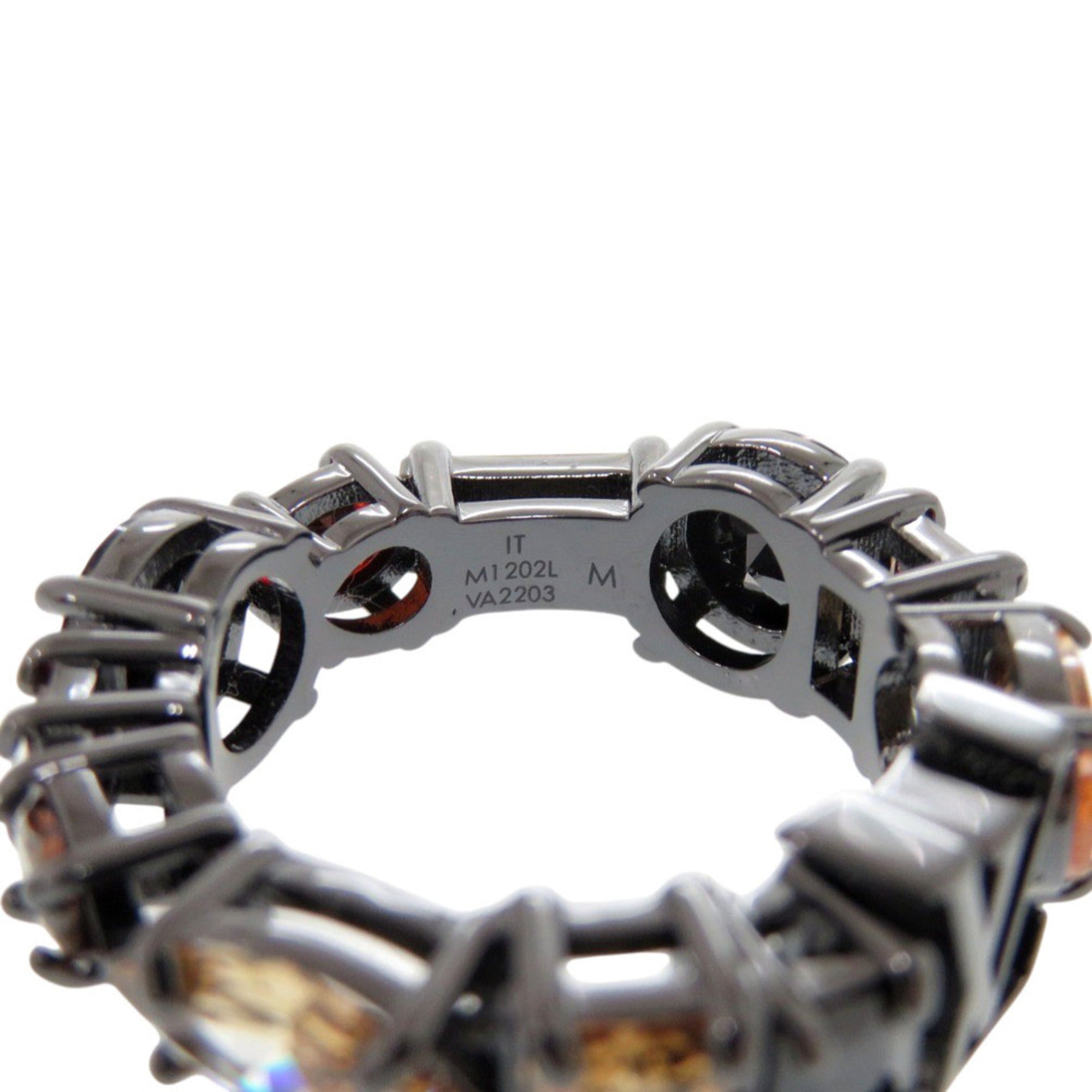 Louis Vuitton Black Metal Band Ring (Pre-Owned)