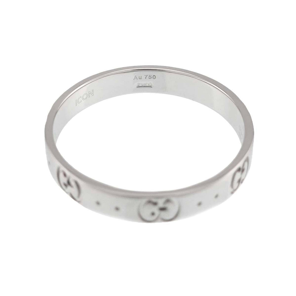Gucci White Gold (18K) Band Ring (Pre-Owned)