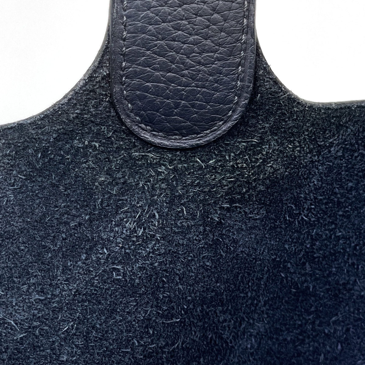 Hermes Blue Nuit Taurillon Clemence Leather Handbag (Pre-Owned)