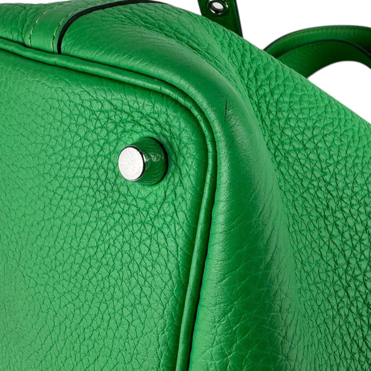 Hermes Taurillon Clemence Leather Handbag (Pre-Owned)