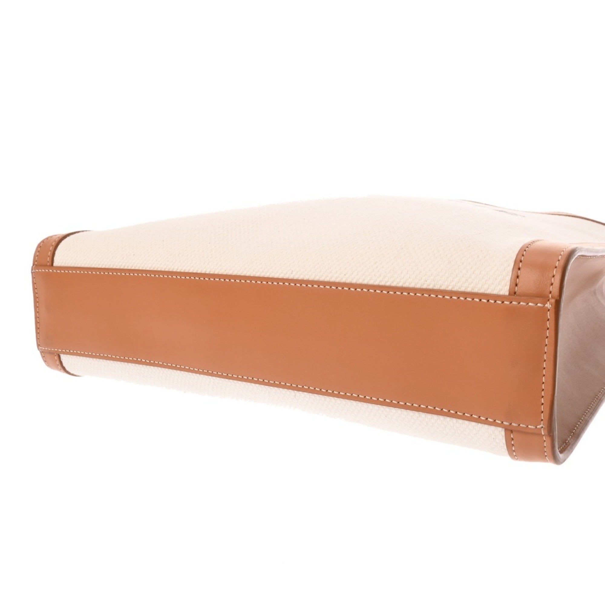 Celine Beige Canvas Leather Handbag (Pre-Owned)