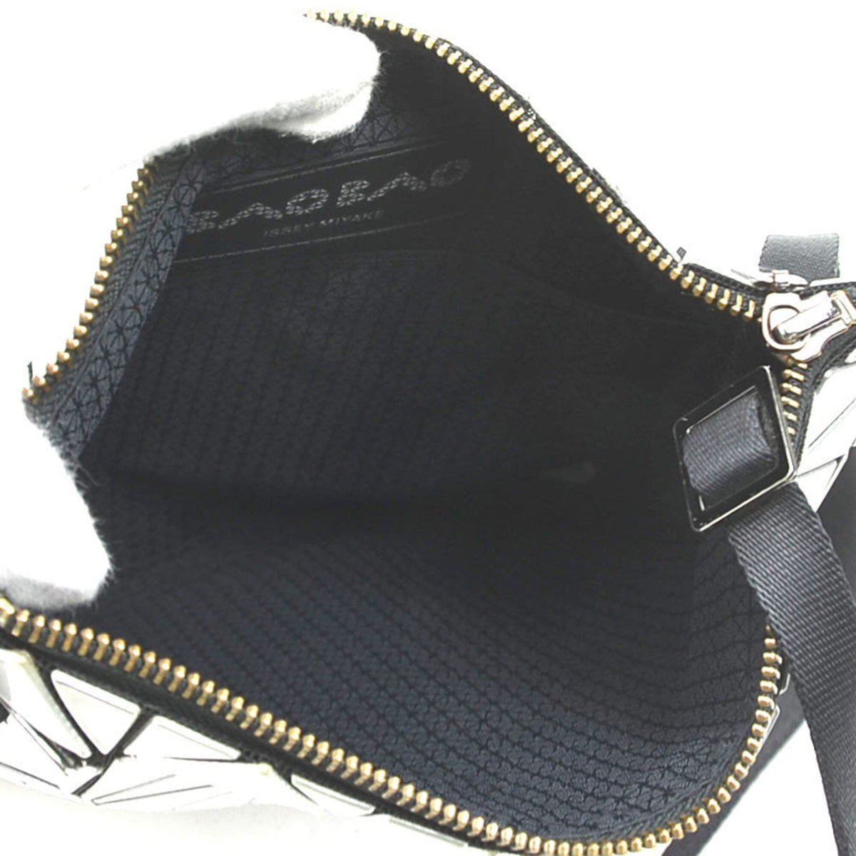 Issey Miyake Gray Pvc Shoulder Bag (Pre-Owned)