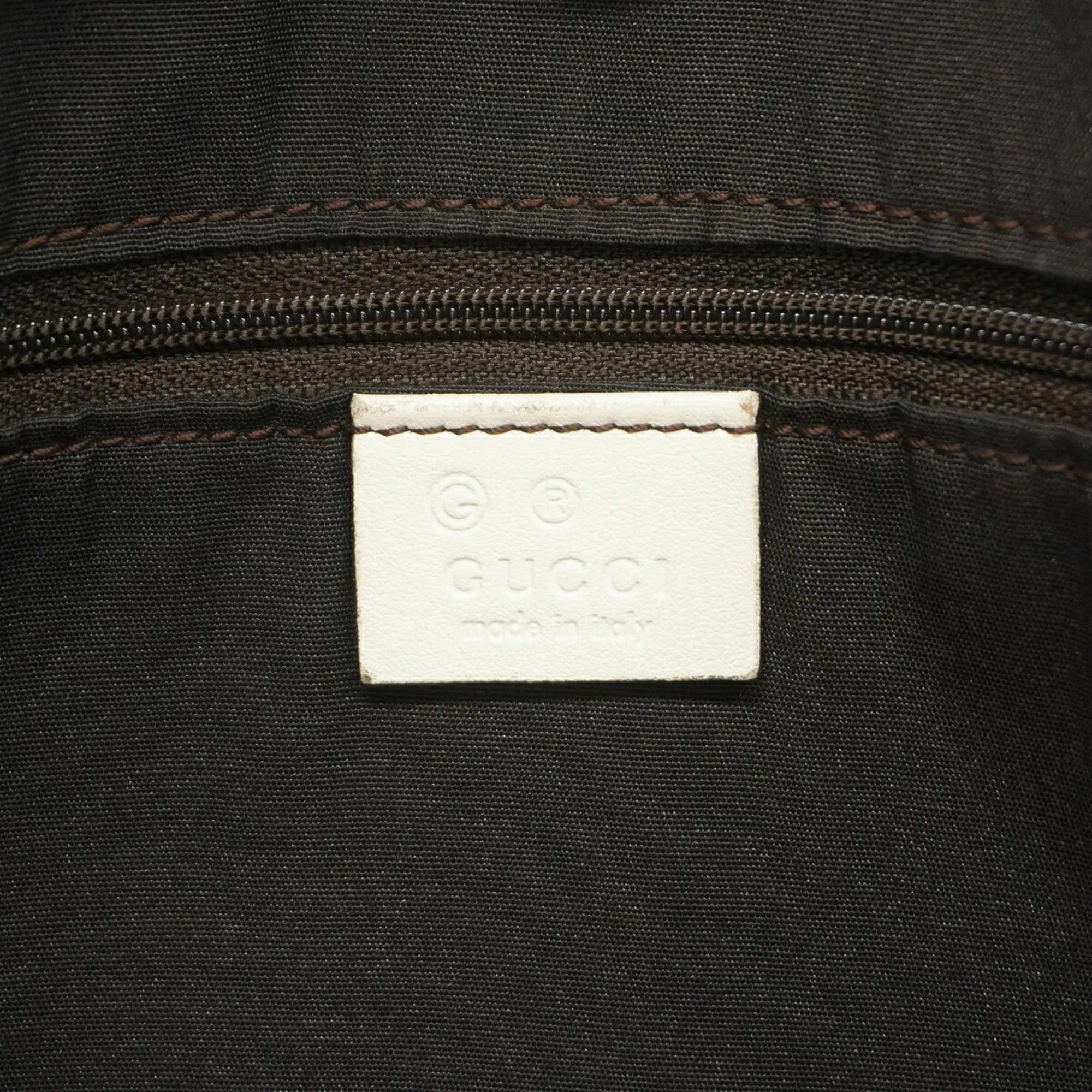 Gucci Navy Canvas Tote Bag (Pre-Owned)