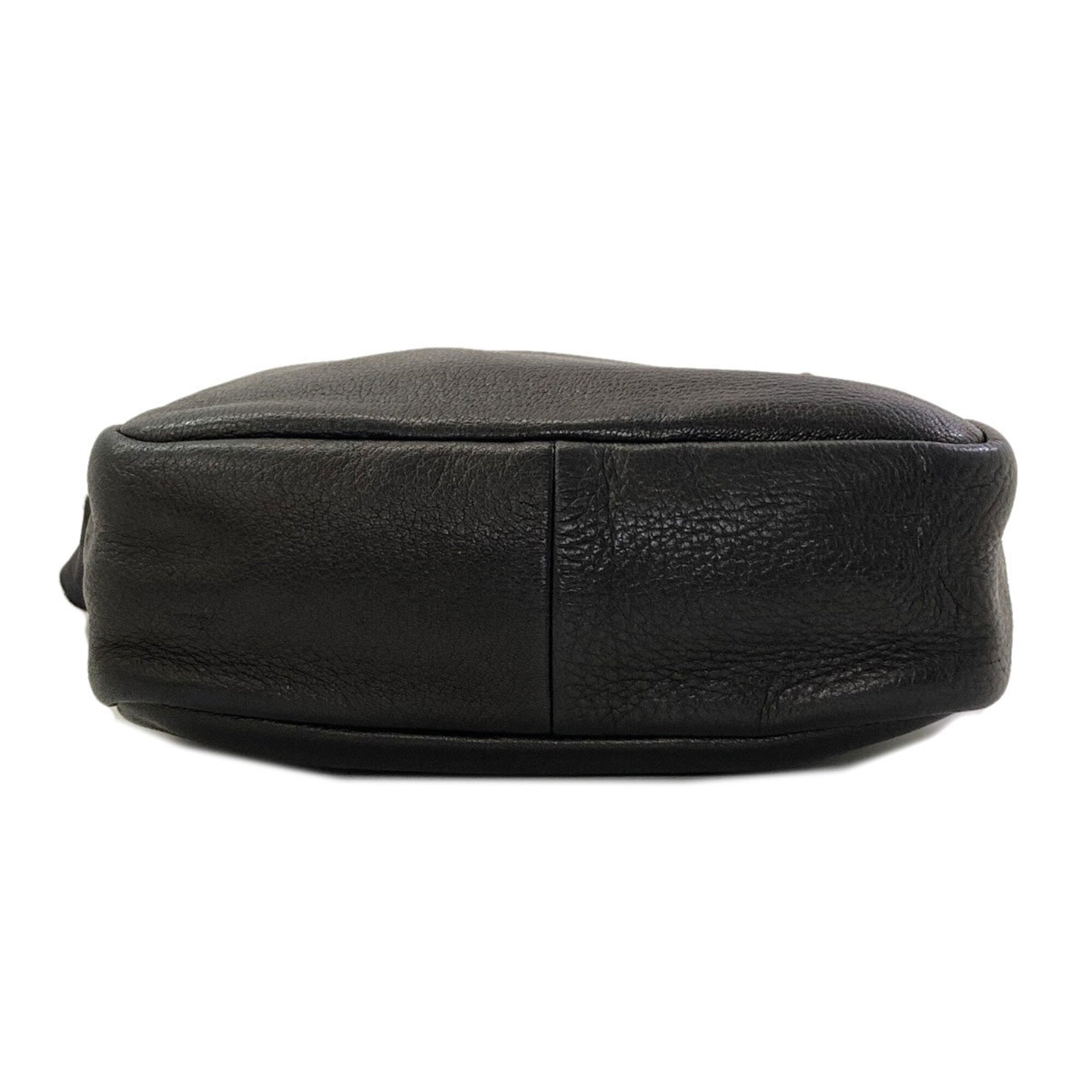Prada Black Leather Shoulder Bag (Pre-Owned)