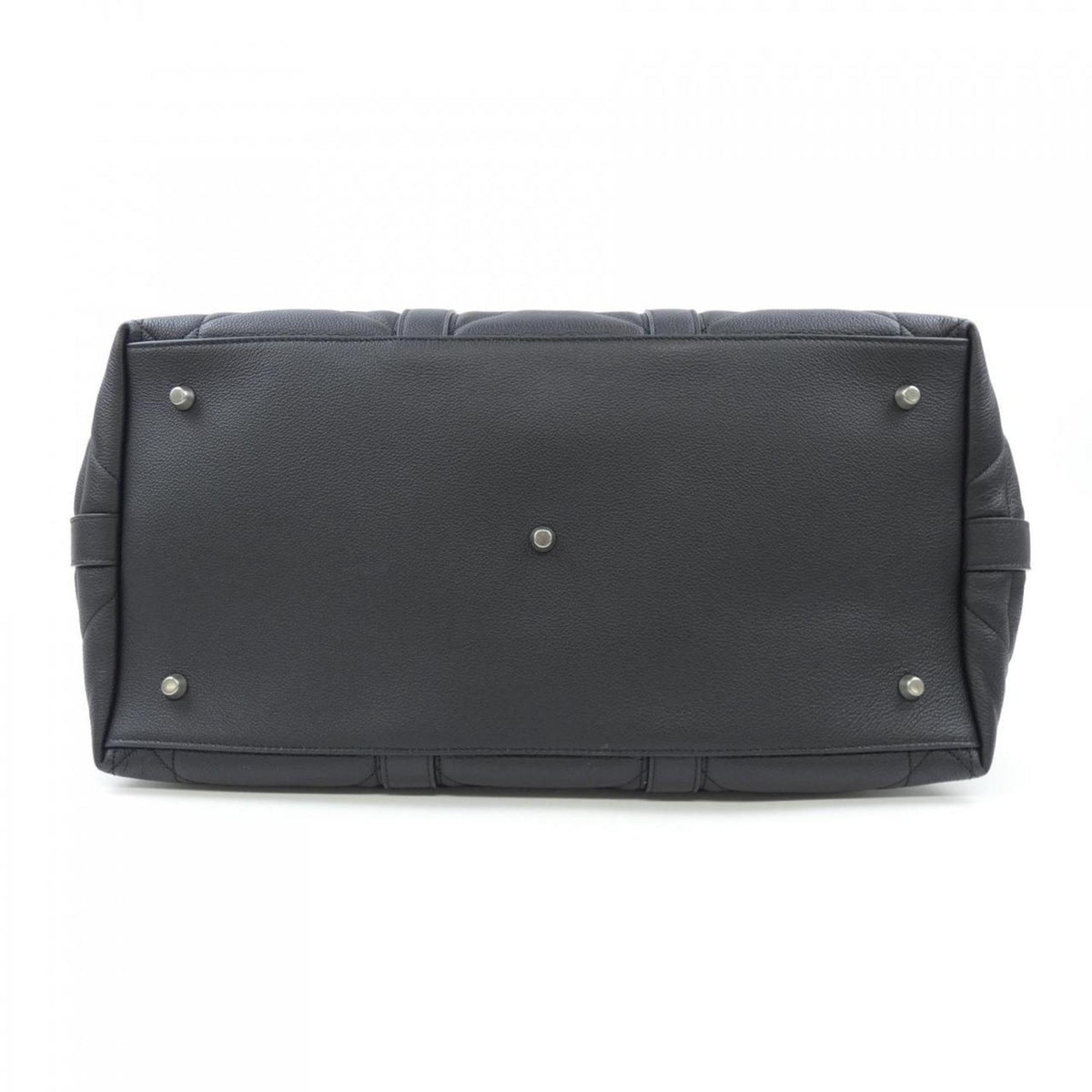 Christian Dior Black Leather Handbag Weekend Bag (Pre-Owned)