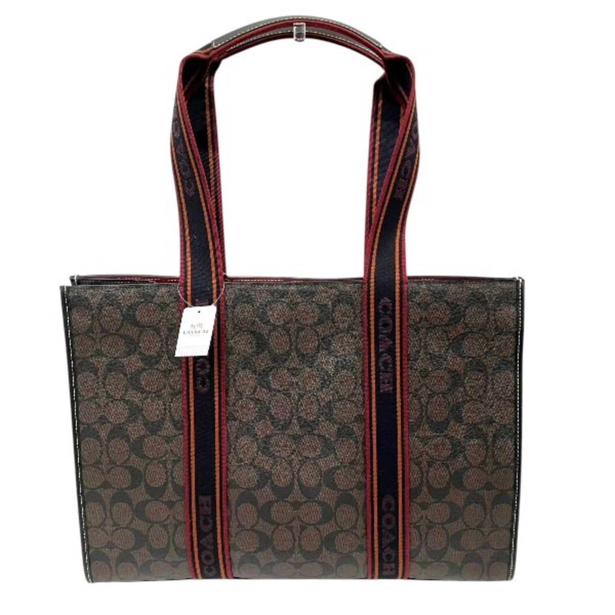 Coach Brown Pvc Tote Bag (Pre-Owned)