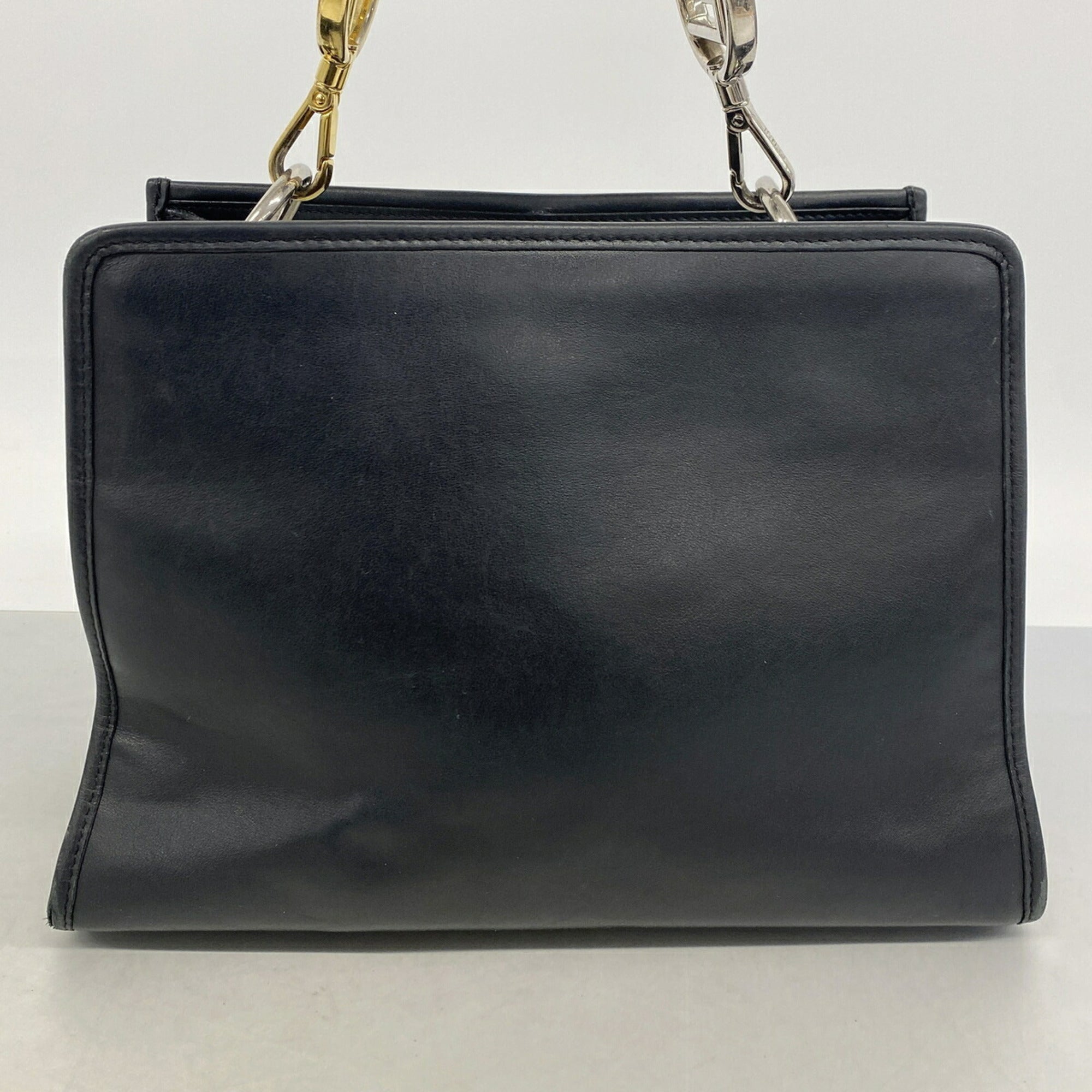 Fendi Black Leather Handbag (Pre-Owned)