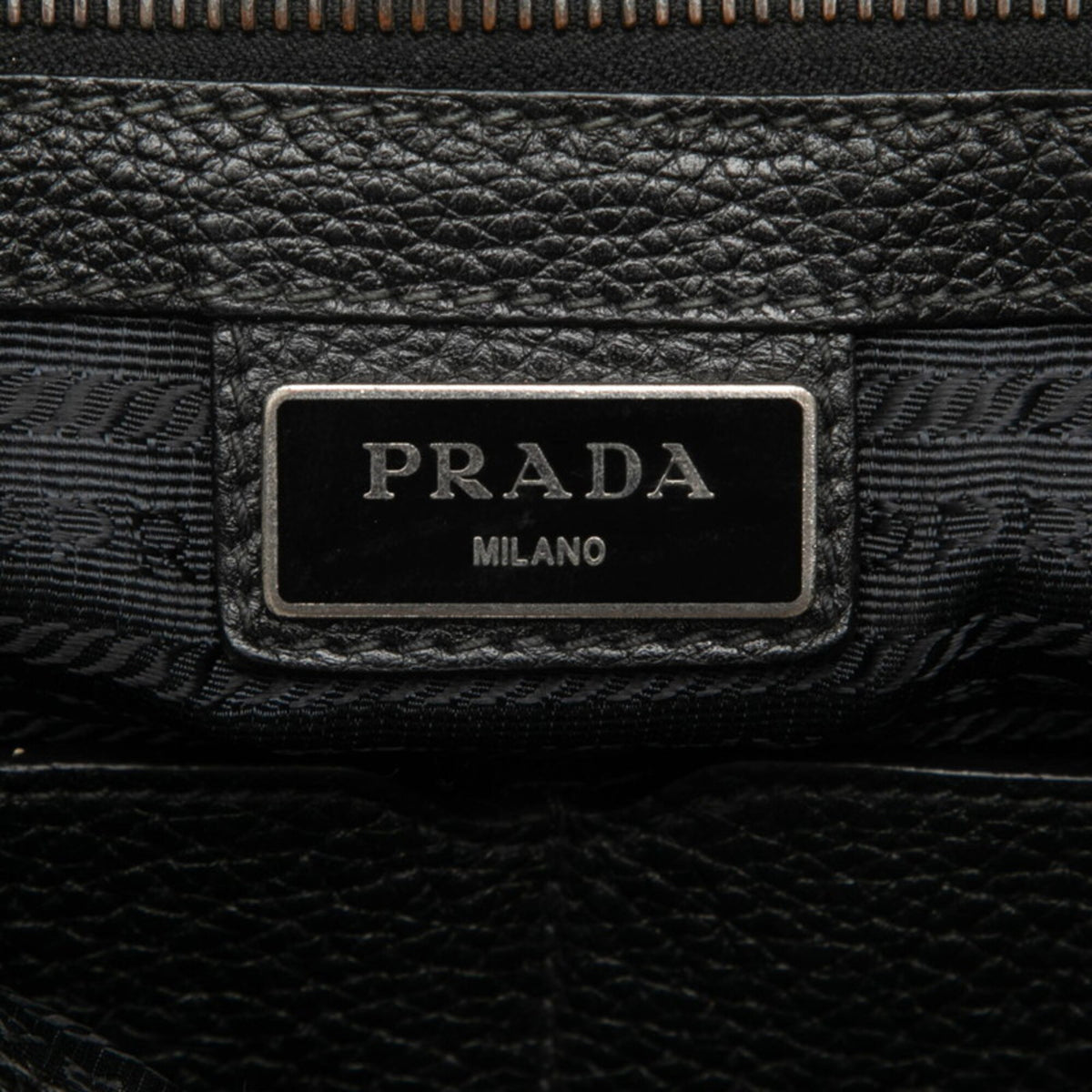 Prada Black Leather Shoulder Bag (Pre-Owned)