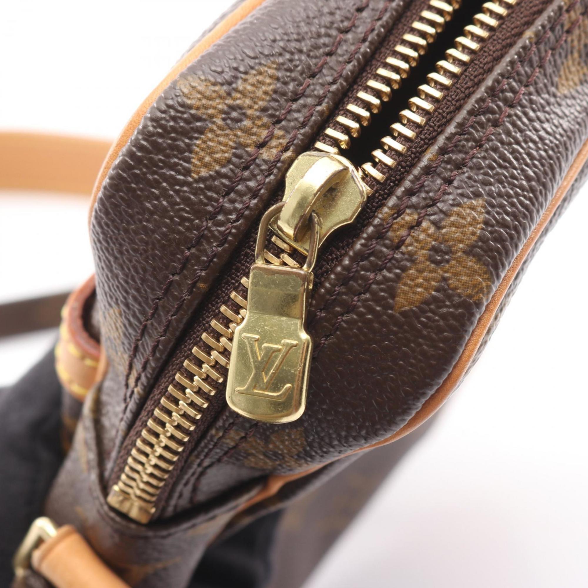 Louis Vuitton Brown Pvc Leather Shoulder Bag (Pre-Owned)