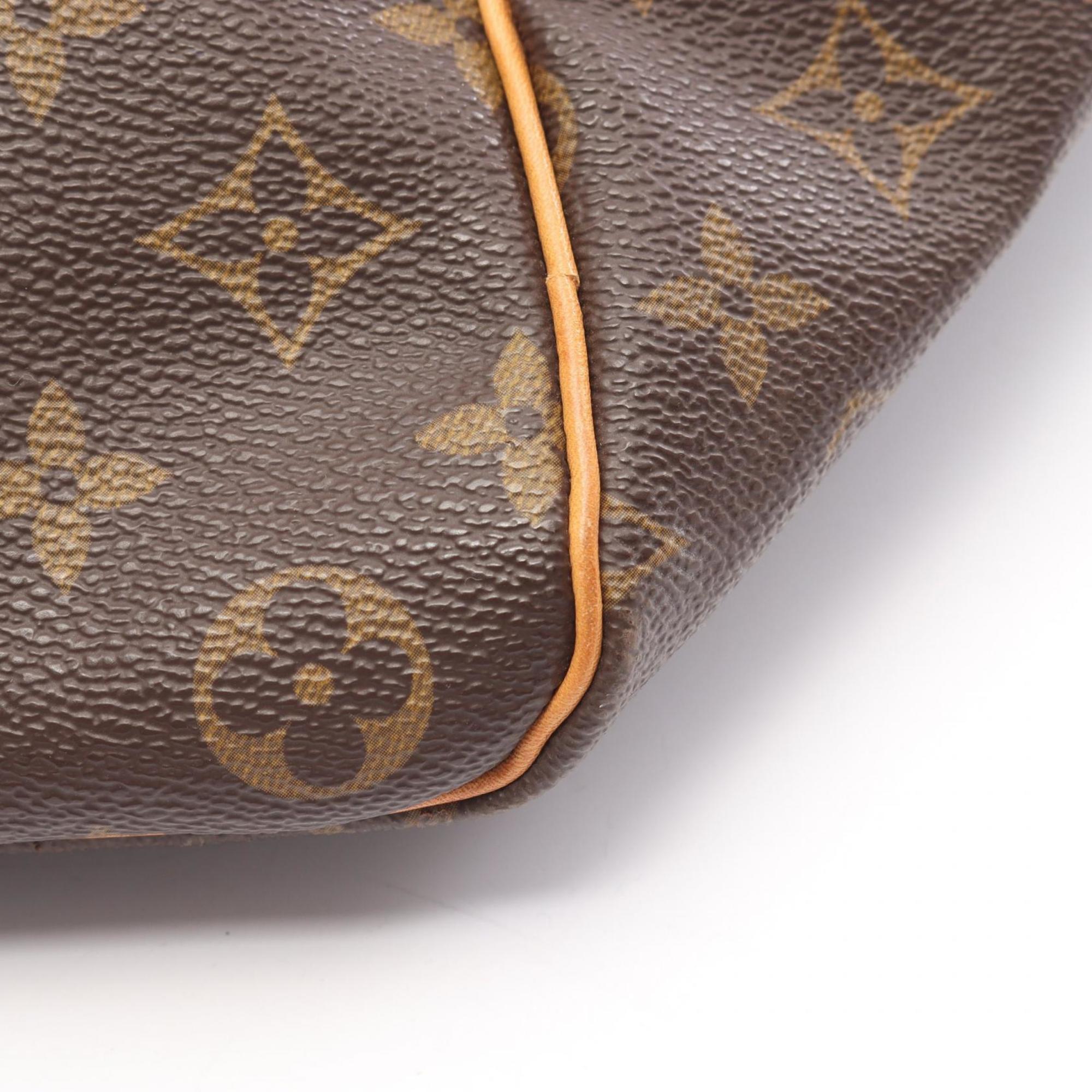Louis Vuitton Brown Monogram Coated Canvas Leather Boston Bag Handbag (Pre-Owned)