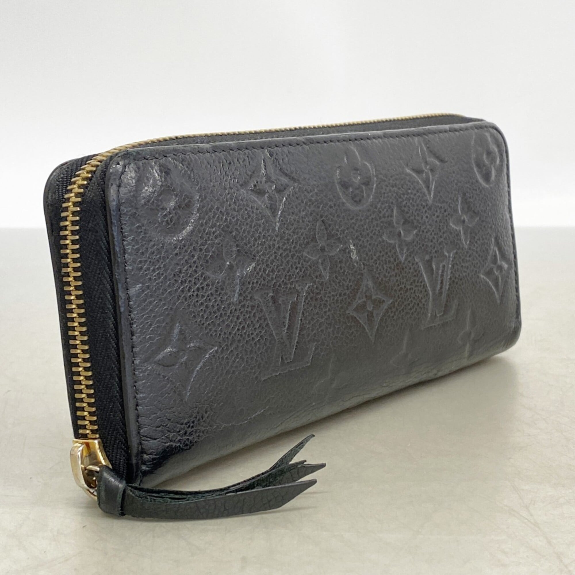 Louis Vuitton Noir Long Wallet (Bi-Fold) (Pre-Owned)